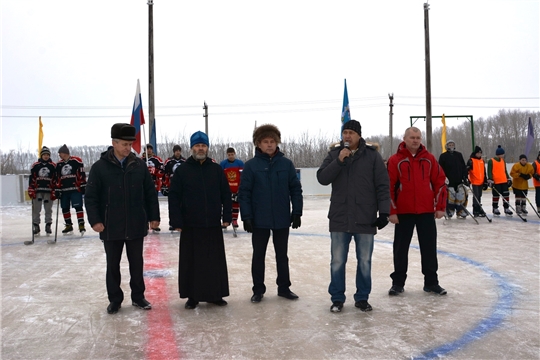 Открытие современной хоккейной коробки в с.Первомайское