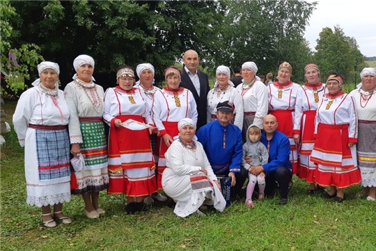 Фольклорный коллектив «Камал» на праздновании Дня деревни Тинсарино