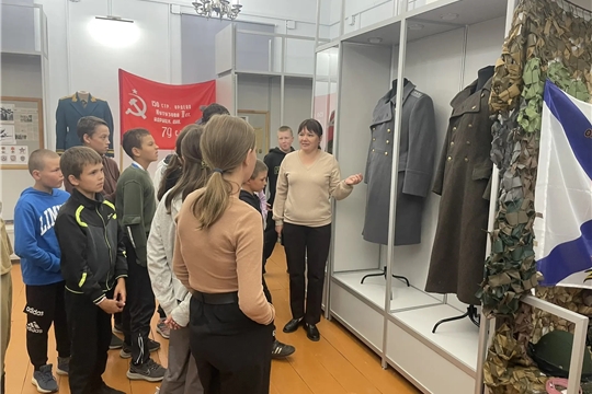 Воспитанники пришкольного лагеря МАОУ «Раскильдинская ООШ» снова посетили Аликовский литературно-краеведческий музей