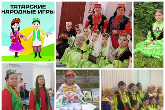 Татарская народная игра «Йөзек салыш» («Колечко») в Долгоостровской с/б