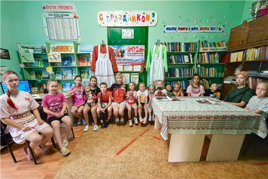 Краеведческий час «Чувашский национальный костюм» в Сиделинском б/п