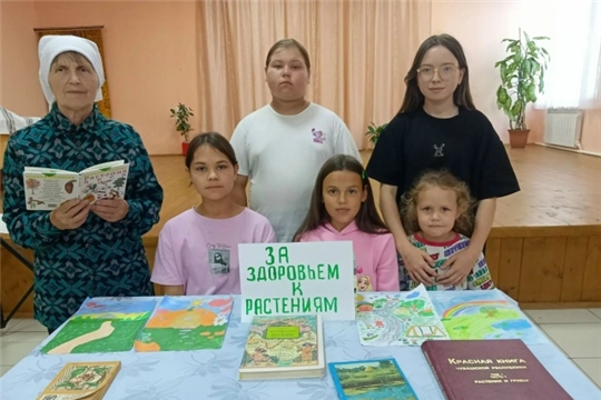 экологический час «Лекарственные растения родного края» в Красномайском б/п