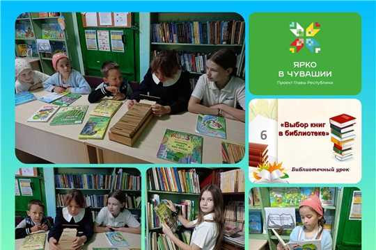 Библиотечный урок «Выбор книг в библиотеке» в Сиделинском б/п