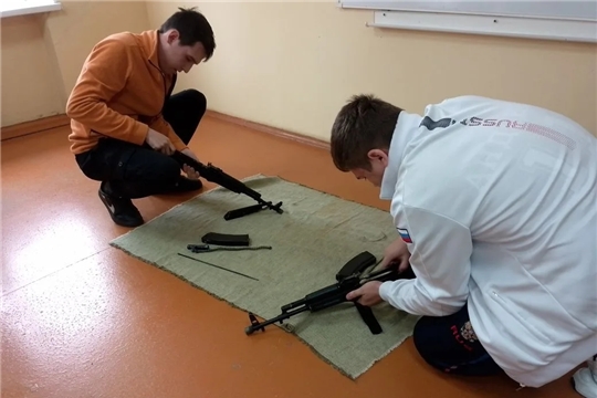 Юноши ОСП г. Канаш проходят подготовку по основам военной службы