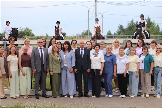 Встреча в конной спортивной школе в Новочебоксарске
