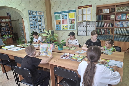 День периодики Журнальная карусель в Игорварской сельской библиотеке
