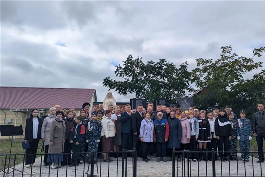 Открытие обновлённого памятника ветеранам Великой Отечественной войны (Конарская с/б)