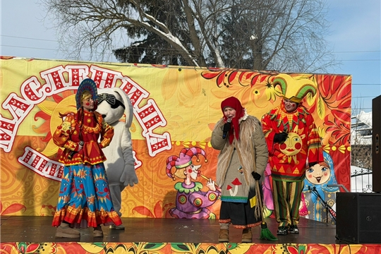Масленичные гуляния в городе Цивильск