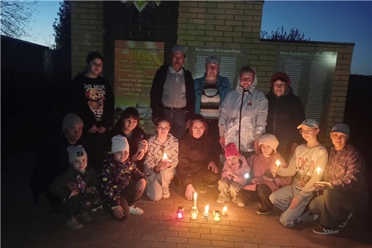 "Свеча памяти" в д. Новое Ишино