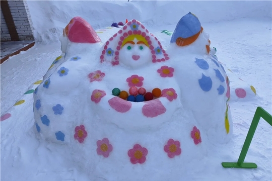 В Чебоксарах подвели итоги городского конкурса-фестиваля снежных построек «Зимняя фантазия»