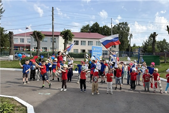 Флешмоб- зарядка "Физкультпривет, Россия"