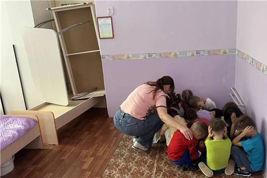 В детском саду прошли Всероссийские учения по безопасности