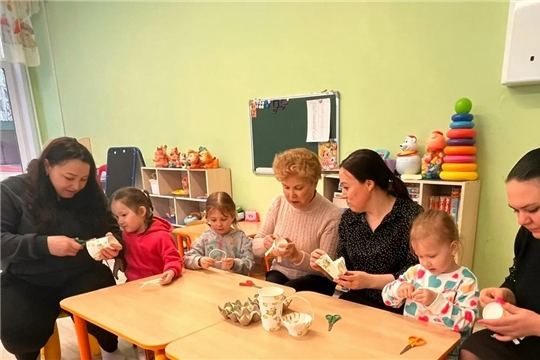 Мастер-класс с родителями «Пасхальная корзинка»