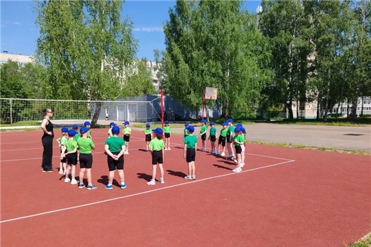 Экскурсию на школьный стадион МБОУ «СОШ №50»