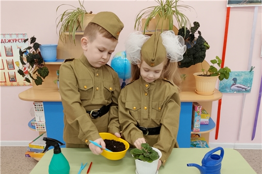 В детских садах стартовала ежегодная социально-патриотическая акция «Цветок ветерану»