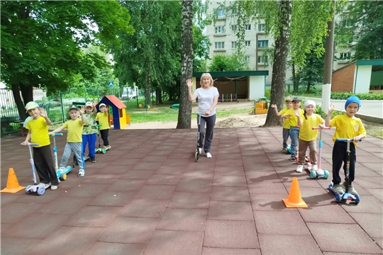 Развлечение "Безопасный самокат"