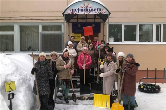 Сотрудники детского сада приняли участие в общегородском субботнике 