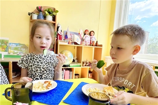 Летнее меню в детском саду