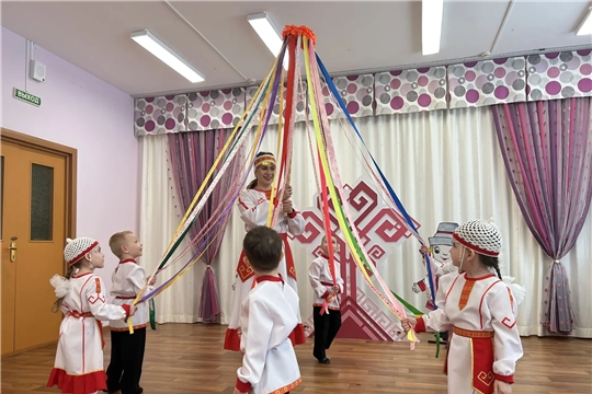 День чувашских народных игр прошел в детском саду