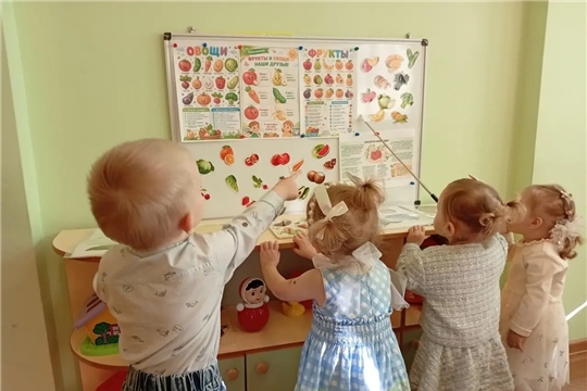 Малыши поговорили о полезных продуктах