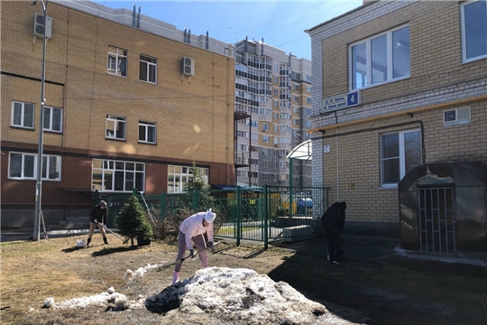 Экологический субботник прошел в детском саду