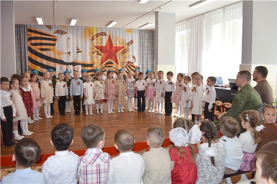 В детском саду прошел праздничный концерт, приуроченный празднованию Дня Победы