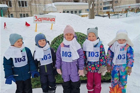 зимняя военно-спортивная игра "Зарница" в рамках сетевого сообщества по духовно-нравственного воспитанию дошкольников