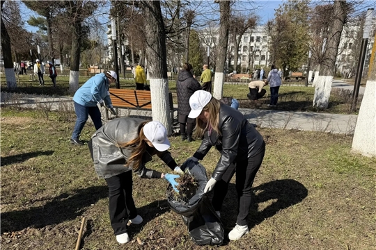 Участие в городском субботнике в рамках масштабной акции «Чистый город»