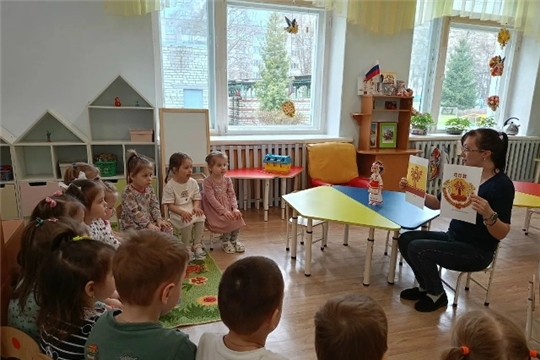 познавательные часы «Мой герб, мой флаг, моя республика» В рамках муниципального проекта «Чувашский край: люби и знай»