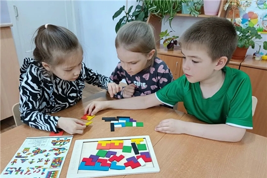 Игра-головоломка «Тетрис» в детском саду