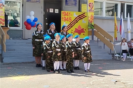 Патриотический парад дошколят
