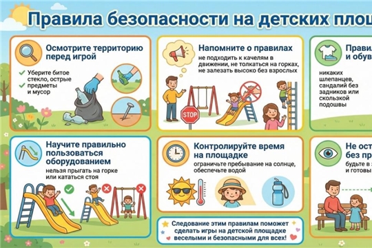 Правила безопасности на детской площадке