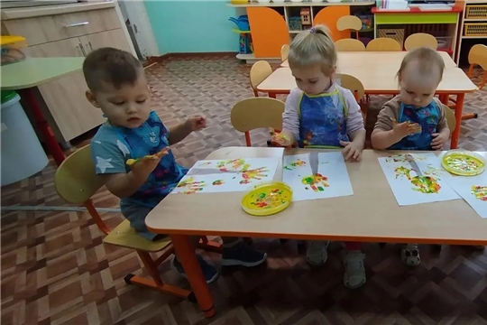Рисование "Осеннее дерево"
