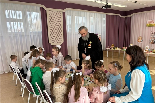 Встреча с батюшкой в Пасхальную неделю