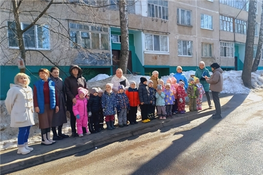 Сегодня в нашем детском саду прошла плановая учебная эвакуация!