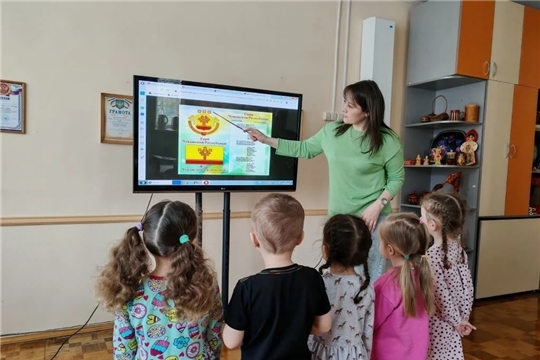 Государственная символика Чувашии в детском саду!