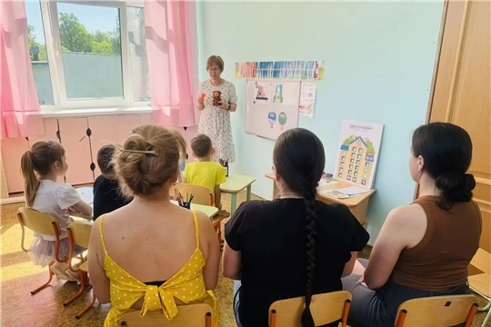 "Речецветик": отчётное занятие кружка по обучению грамоте