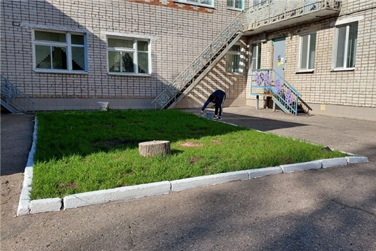 Благоустройство территории.