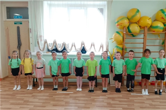 Физкультурное занятие в детском саду
