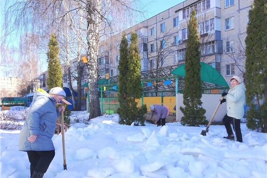 В детском саду проходят мероприятия в области охраны окружающей среды