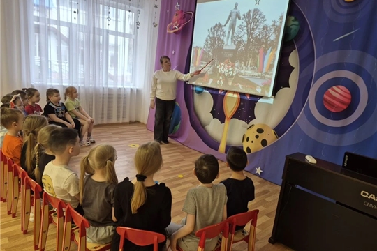 Дошколята — участники городского фестиваля «Космический квест»
