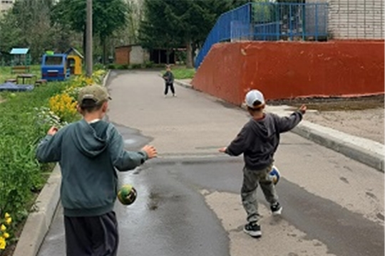 Требования безопасности во время проведения игр с мячом