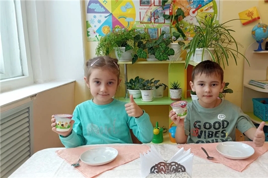 Йогурт-любимое лакомство дошколят