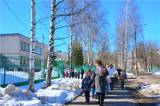 В детском саду прошла плановая учебно‑тренировочная эвакуация воспитанников и сотрудников