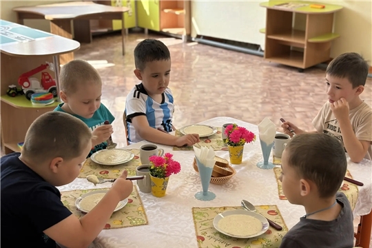 Полноценный и сытный завтрак.