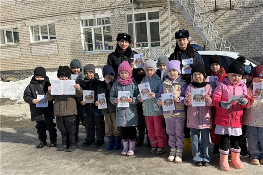 Встреча воспитанников с инспектором ГИБДД