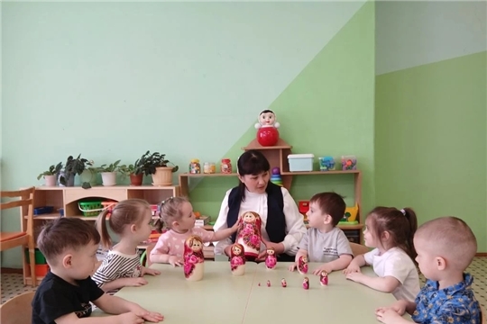 Ознакомление детей с русской народной игрушкой - матрёшкой