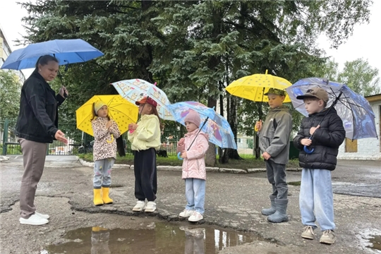 Беседа о правилах поведения во время грозы