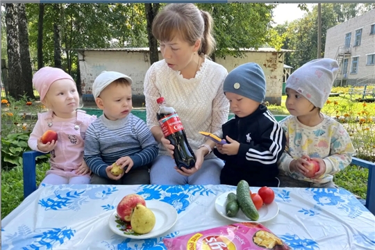 Беседа "Полезные и вредные продукты"
