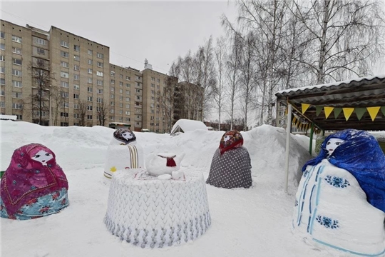 Городской фестиваль-конкурс зимних скульптур "Зимняя фантазия"